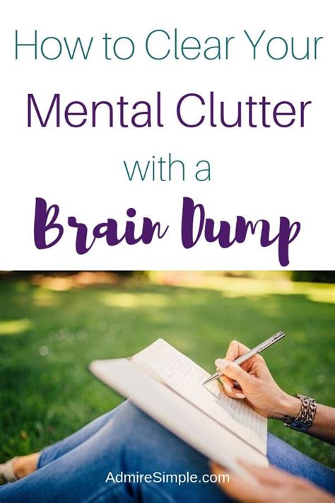 The Most Powerful Way To Clear The Mental Clutter Mental Clutter