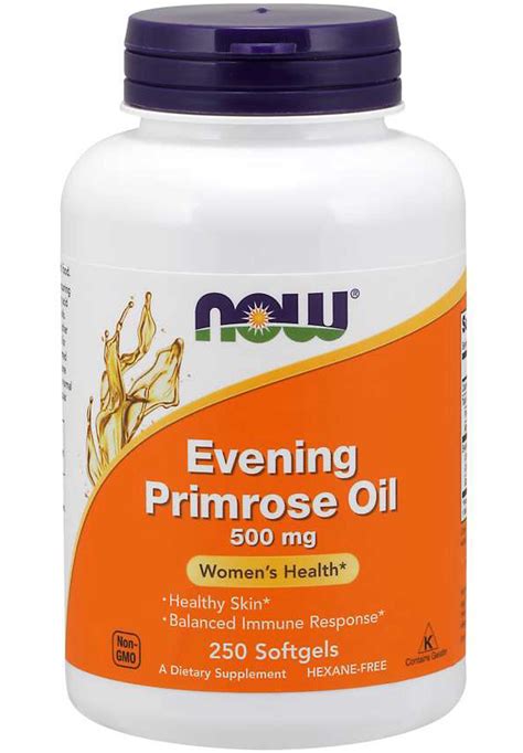 Now Evening Primrose Oil 500 Mg Supplement First