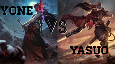 YONE VS YASUO OUTPLAYS WHO IS THE BETTER SWORDSMAN LEAGUE OF