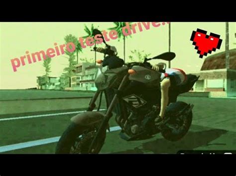 GTA SAN ANDREAS MOTOVLOG VIDA REAL Primeiro Teste Driver A Nova