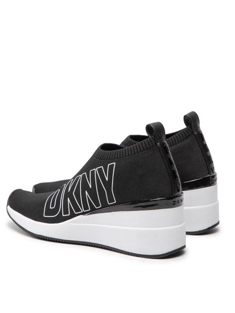 Dkny Sneakersy Dkny Pavi Slip On Wedge Czarny Modivo Pl