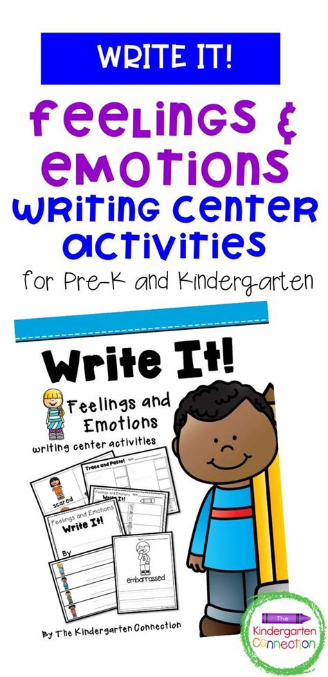 Write It Feelings And Emotions Writing Center Activities Writing