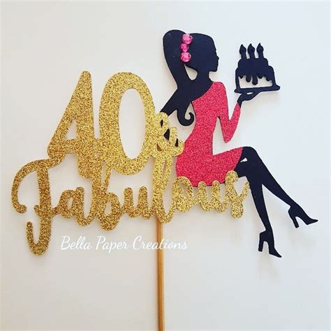 50th Birthday Topper 50 Cake Topper 50 Centerpiece Fifty 50th Birthday