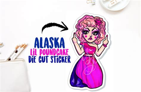 Alaska Lil Poundcake Die Cut Sticker All Stars Hand Drawn Die - Etsy