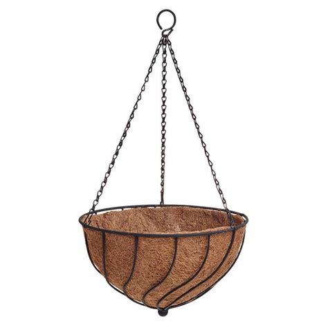 Gardman Spiral Hanging Basket Twin Pack 14 Dewaldens Garden Centre