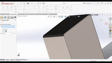 Curso Solidworks Chapa Met Lica Sheet Metal Leccion Youtube