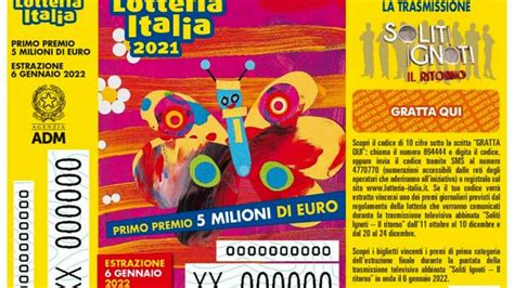 Tutti I Biglietti Vincenti Della Lotteria Italia Premi Di Seconda