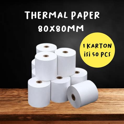 Jual Kertas Struk Kasir Paper Roll Termal Paper Register Roll Uk X