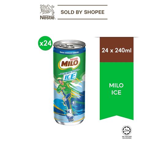 Nestle Milo Activ Go Ice Can Ml X Cans Carton Deal