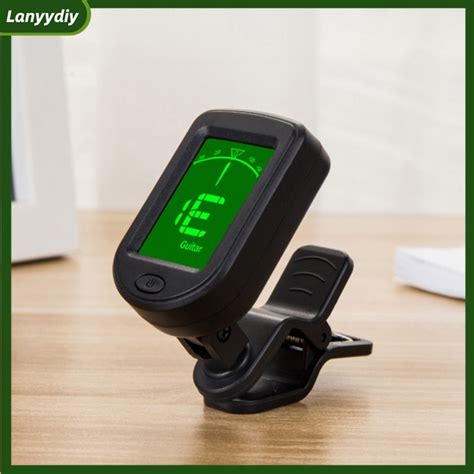 La Joyo Electronic Clip On Digital Guitar Tuner Degree Rotatable