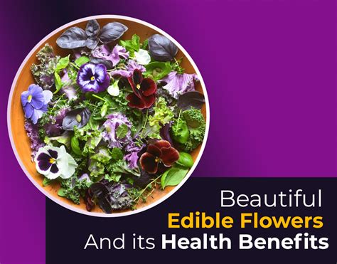 Beautiful Edible Flowers and Their Health Benefits