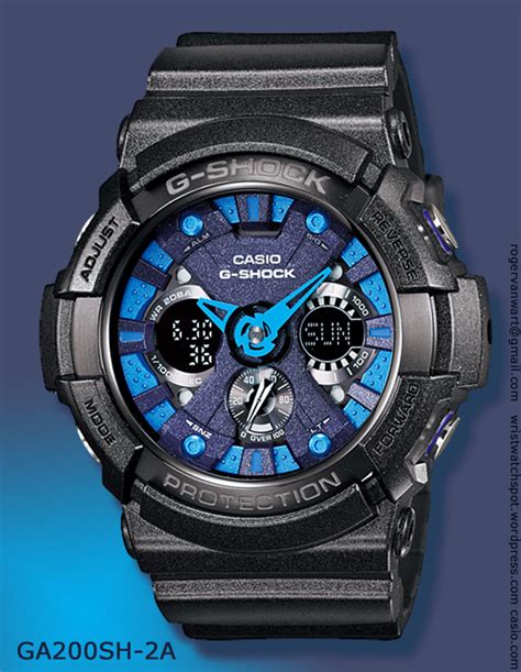 Metallic Colors Series G Shock Watches GA 200SH 1A GA 200SH 2A GA