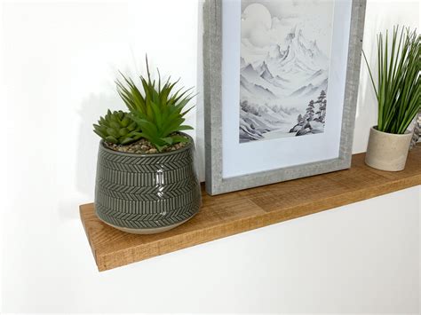 Solid Oak Floating Shelves Stunning Natural Oak Timber Shelving