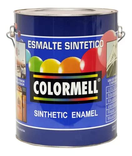 Esmalte Sintetico Venier Colormell Satinado Brillante 20l Color Blanco