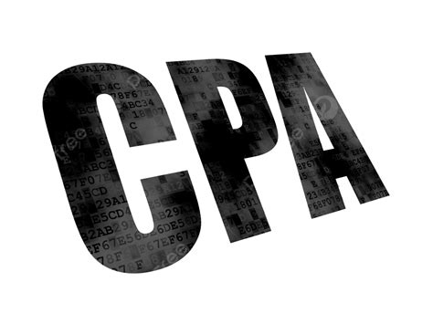 Business Concept Cpa On Digital Background Boss Success Technology