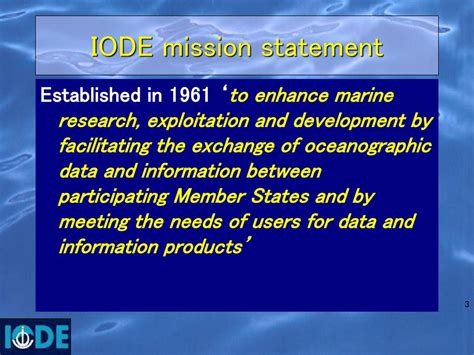 Ocean Data And Information Network For Africa ODINAFRICA III Ppt