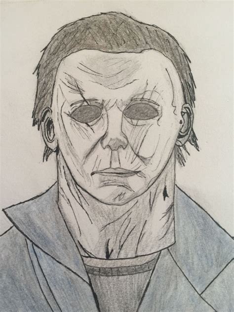 How To Draw Michael Myers Easy Step By Step Drawing Guide By Dawn Artofit