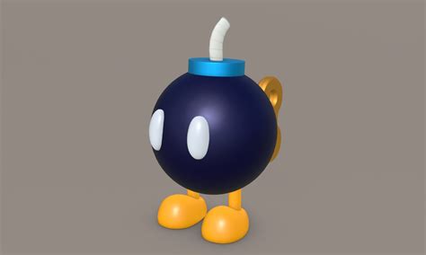 Bob Omb 3d Model By Shigerumiyamoto