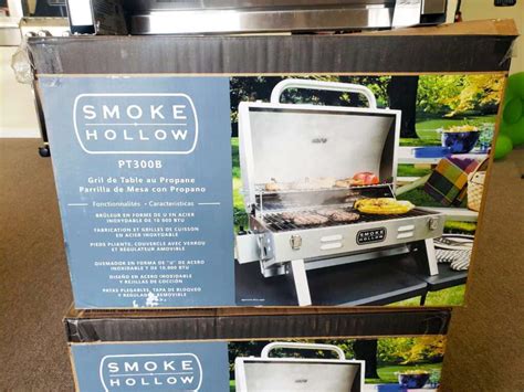 Free Grill Smoke Hollow Pt300b Lp Table Grill