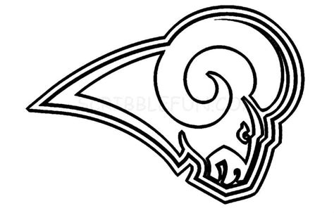 Free Printable Los Angeles Rams Coloring Pages