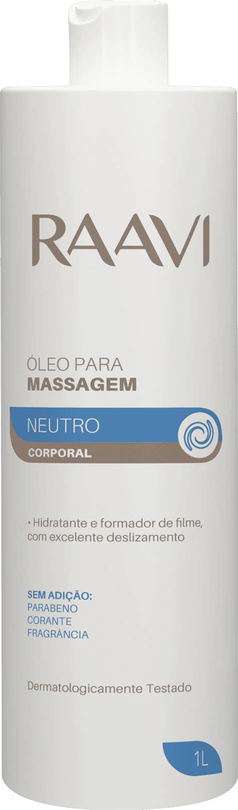 Óleo de Massagem Raavi Cosméticos Neutro Beleza na Web