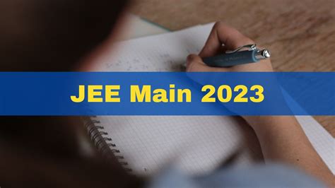 JEE Main 2023 Registrations For January Session Exam To End Tomorrow