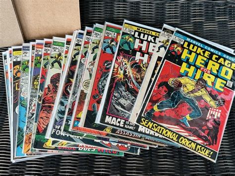 Luke Cage Hero For Hire Power Man Lot Complete Series Set W Issue S