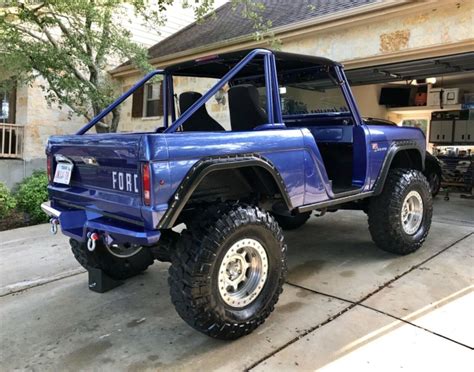 1969 Ford Bronco Suv Blue 4wd Automatic Sport Classic Ford Bronco