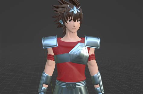 Pegasus Tenma - Saint Seiya 3D Model by Summerforce