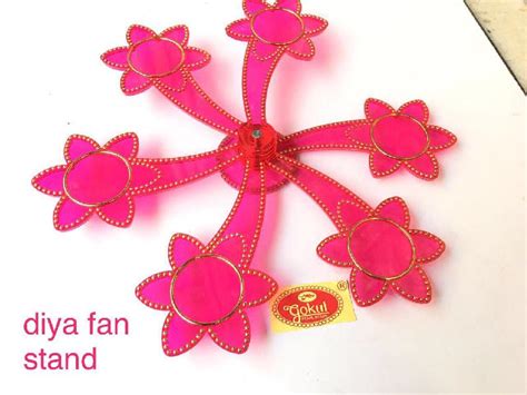 Multi Color Diya Fan Stand Acrylic Rangoli At Best Price In Mumbai