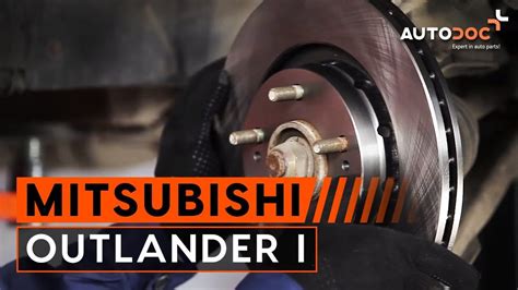 How To Replace Front Brake Discs And Brake Pads Mitsubishi Outlander