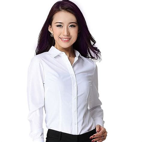 Baju Kemeja Wanita Polos Warna Putih Kemeja Wanita Polos Hitam Putih