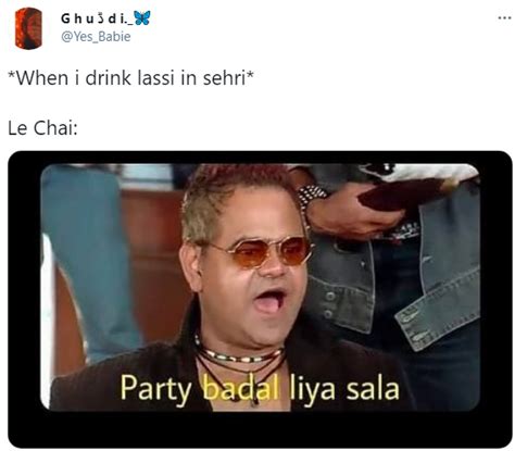 Twitter Floods With Lassi Memes In Ramazan And Big Relate