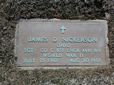 James D Nickerson 1910 1966 Find A Grave Memorial