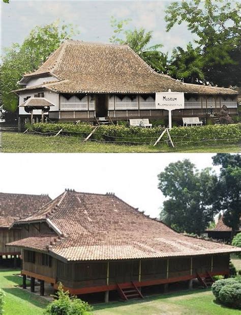 Rumah Limas Di Museum Negeri Sumatera Selatan Balaputra Dewa Rumah