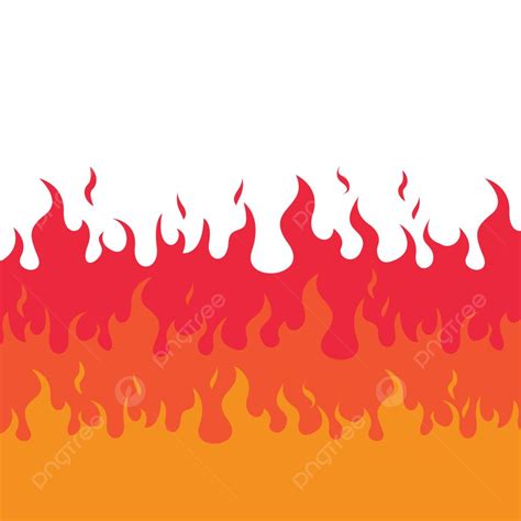 Fire Bbq Flame Vector Art PNG Fire Flame Vector Illustration Design