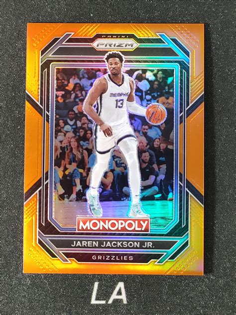 LA拍卖2022 23 Panini Monopoly Prizm Jaren Jackson Jr 大富翁pz 小贾伦 杰克逊 JJJ