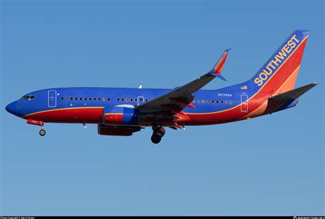 N7740A Southwest Airlines Boeing 737 7BD WL Photo By Gerrit Griem ID