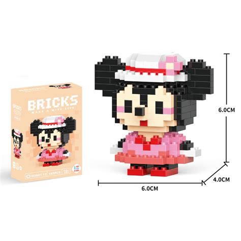 Jual Mainan Edukasi Diy Nano Block D Mini Bricks Model Kartun Mickey