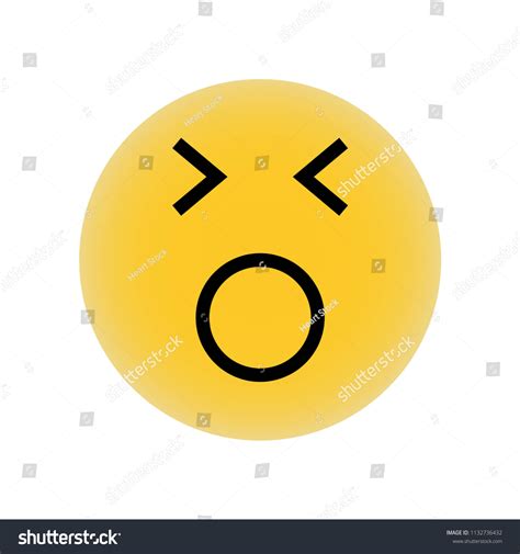 Yawning Emoji Vector Icon Simple Element Vector De Stock Libre De