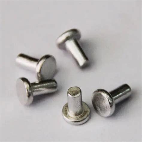 Pcs M M M Flat Head Aluminum Rivets Solid Rivet Mm Mm Mm