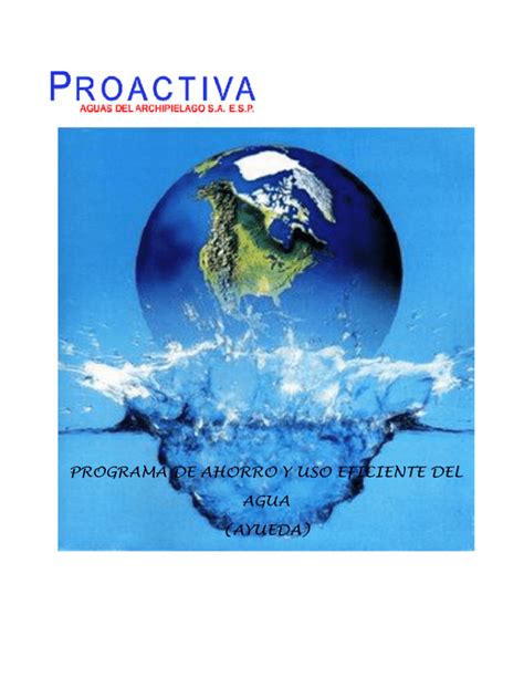 Programa De Ahorro Y Uso Eficiente Del Agua