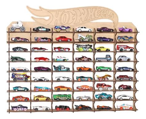 Exhibidor De Carritos Hot Wheels Para Carritos Repisa