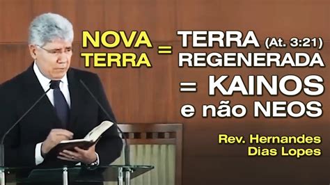 NOVA TERRA TERRA REGENERADA At 3 21 KAINOS e não NEOS Rev