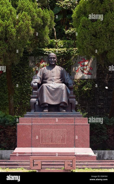 Chiang Kai Shek Statue Yang Min Shan National Park In Taiwan China