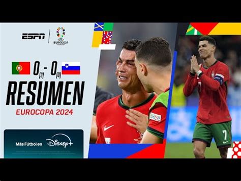 Portugal Vs Eslovenia 3 0 Ver Resumen Penales Goles Y Video Del