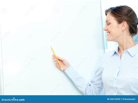 Smiling Teacher Stock Photo Image 34414290