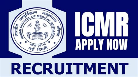 Icmr Recruitment Salary Up To Check Post Eligibility