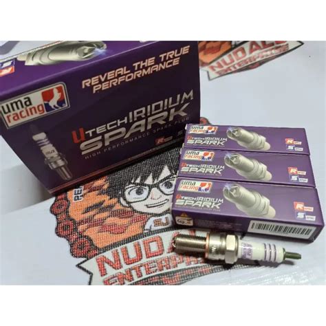 Uma Racing Iridium Sparkplug Utech AB9R3I AB8R3I LONG TIP Lazada PH