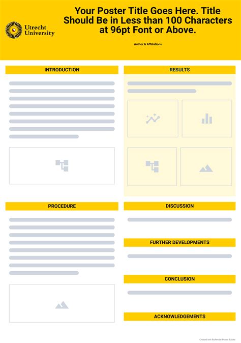 Utrecht University Poster Template Portrait 1 BioRender Science